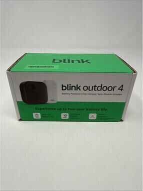 Blink Outdoor 4 Wireless Camera Security System with Sync Module New in Box